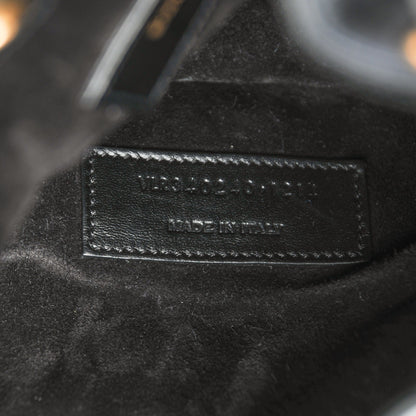 Saint Laurent Calfskin Small Emmanuelle Bucket Bag Black 6 of 9