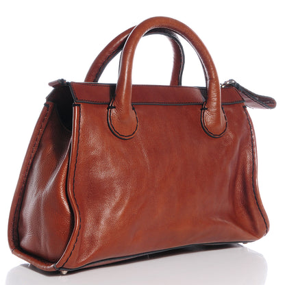Chloe Leather Edith Satchel Muscade 3 of 10