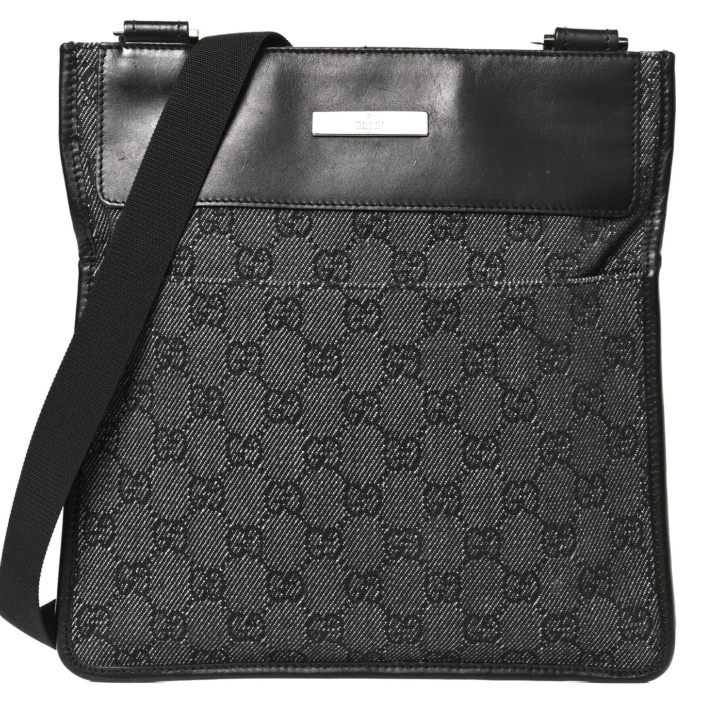 GG Monogram Web Crossbody Messenger Bag