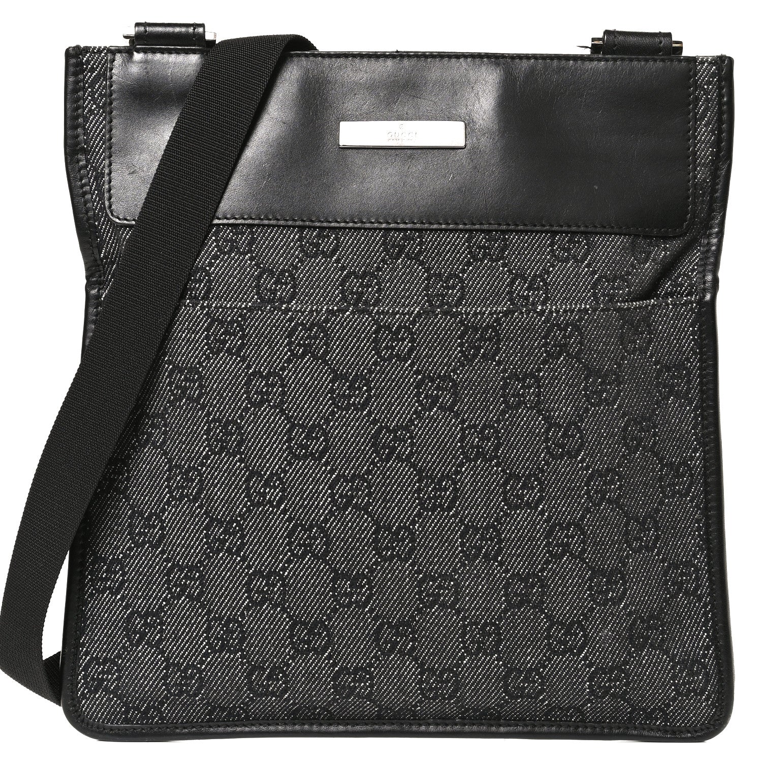 Gucci GG Monogram Web Crossbody Messenger Bag 9 of 11