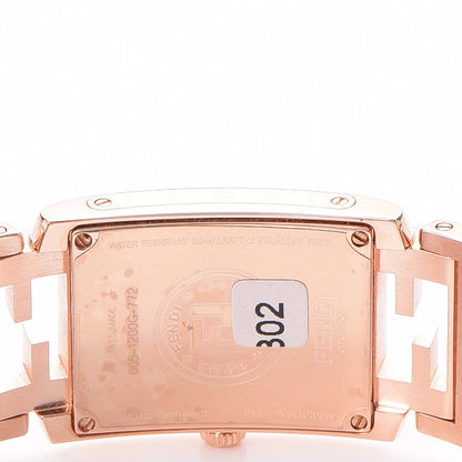 Fendi Stainless Steel 25mm Forever Tank Quartz Watch Rose 5 of 10