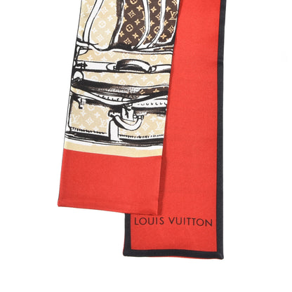 Louis Vuitton Silk Monogram Trunks Bandeau Brown 2 of 4
