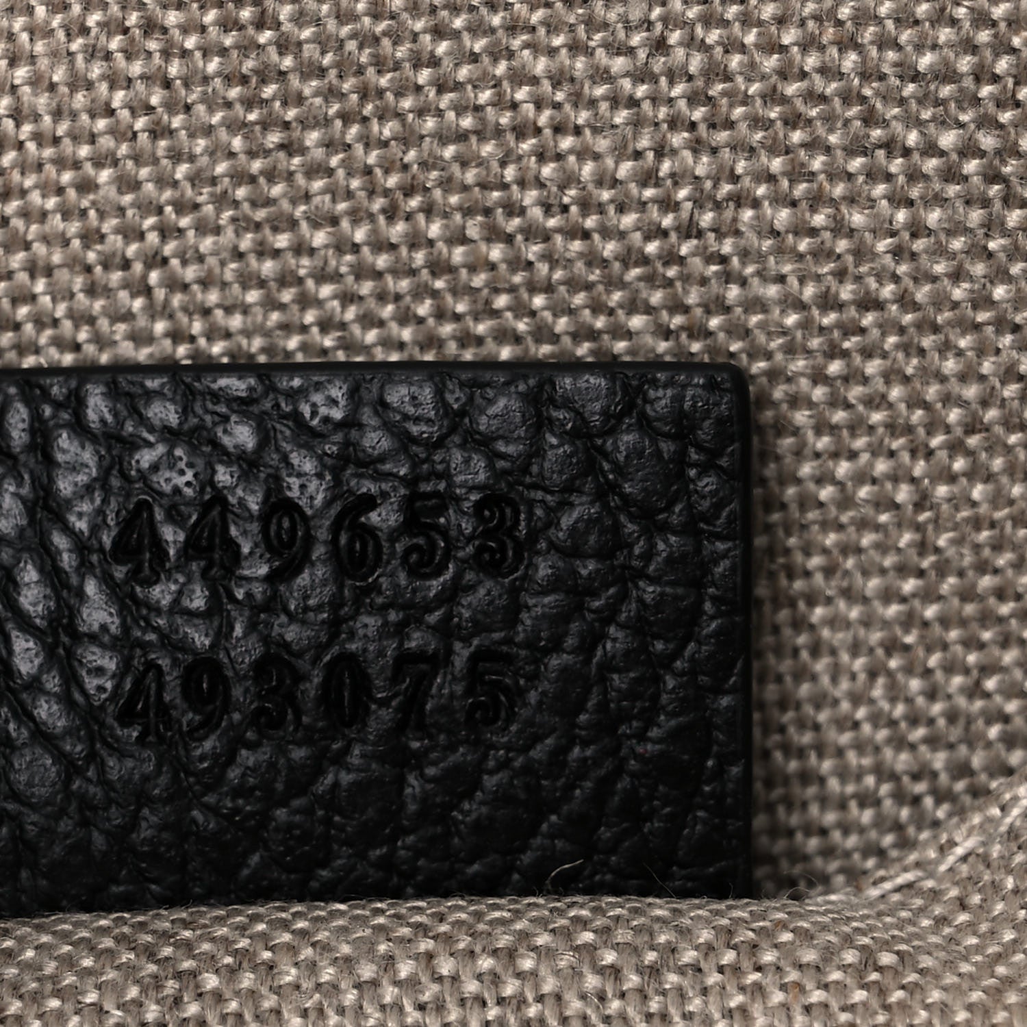 Gucci Pebbled Calfskin Large Bamboo Clutch Black 7 of 8