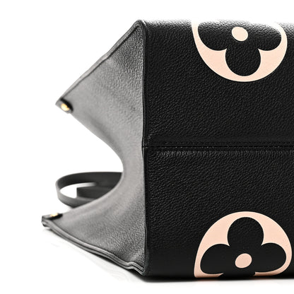 Louis Vuitton Empreinte Monogram Giant Onthego GM Black Beige 8 of 9