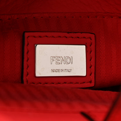 Fendi Vitello Elite Flamingo Petite 2Jours Tote Mattone 7 of 11