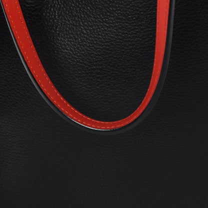 Christian Louboutin Calfskin Spikes East West Cabata Tote Black 21 of 21