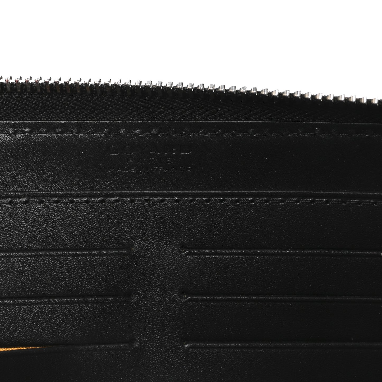 Goyardine Matignon Zip Around GM Wallet Black