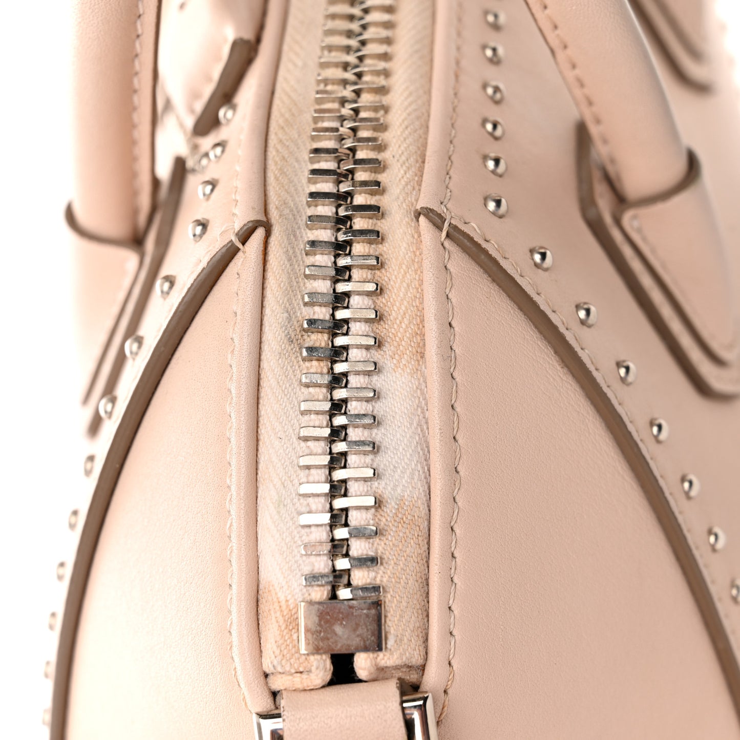 Smooth Calfskin Mini Studded Antigona Pale Pink