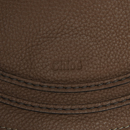 Chloe Calfskin Medium Marcie Round Crossbody Bag Nut 6 of 8