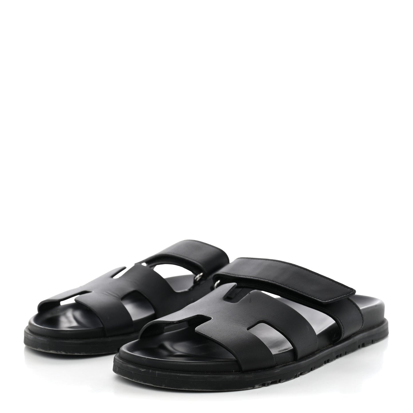 Calfskin Womens Chypre Sandals 38 Black