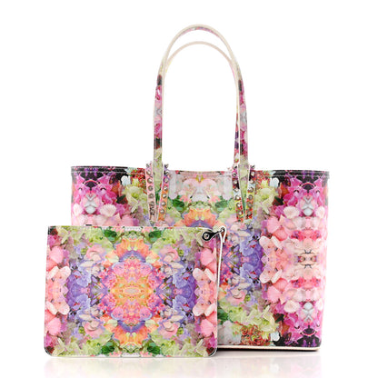 Christian Louboutin Calfskin Mini Paris Blooming Cabata Tote 3 of 12