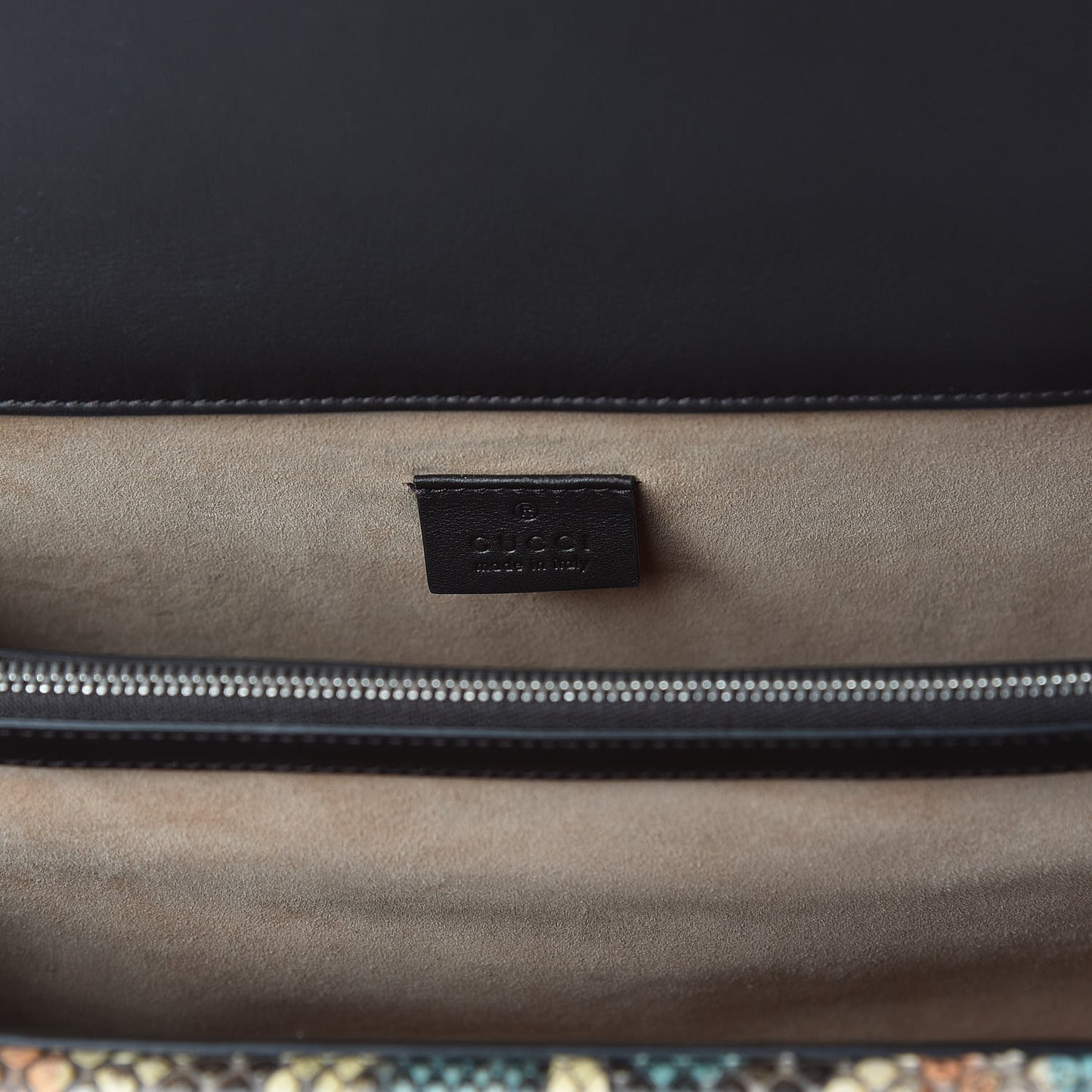 Snakeskin Medium Dionysus Shoulder Bag Multicolor