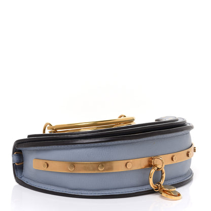 Chloe Calfskin Small Nile Bracelet Minaudiere Bag Washed Blue 4 of 12