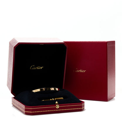 Cartier 18K Yellow Gold Medium LOVE Bracelet 17 8 of 8