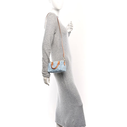 Louis Vuitton Monogram Denim Nano Speedy Sky Blue 2 of 9