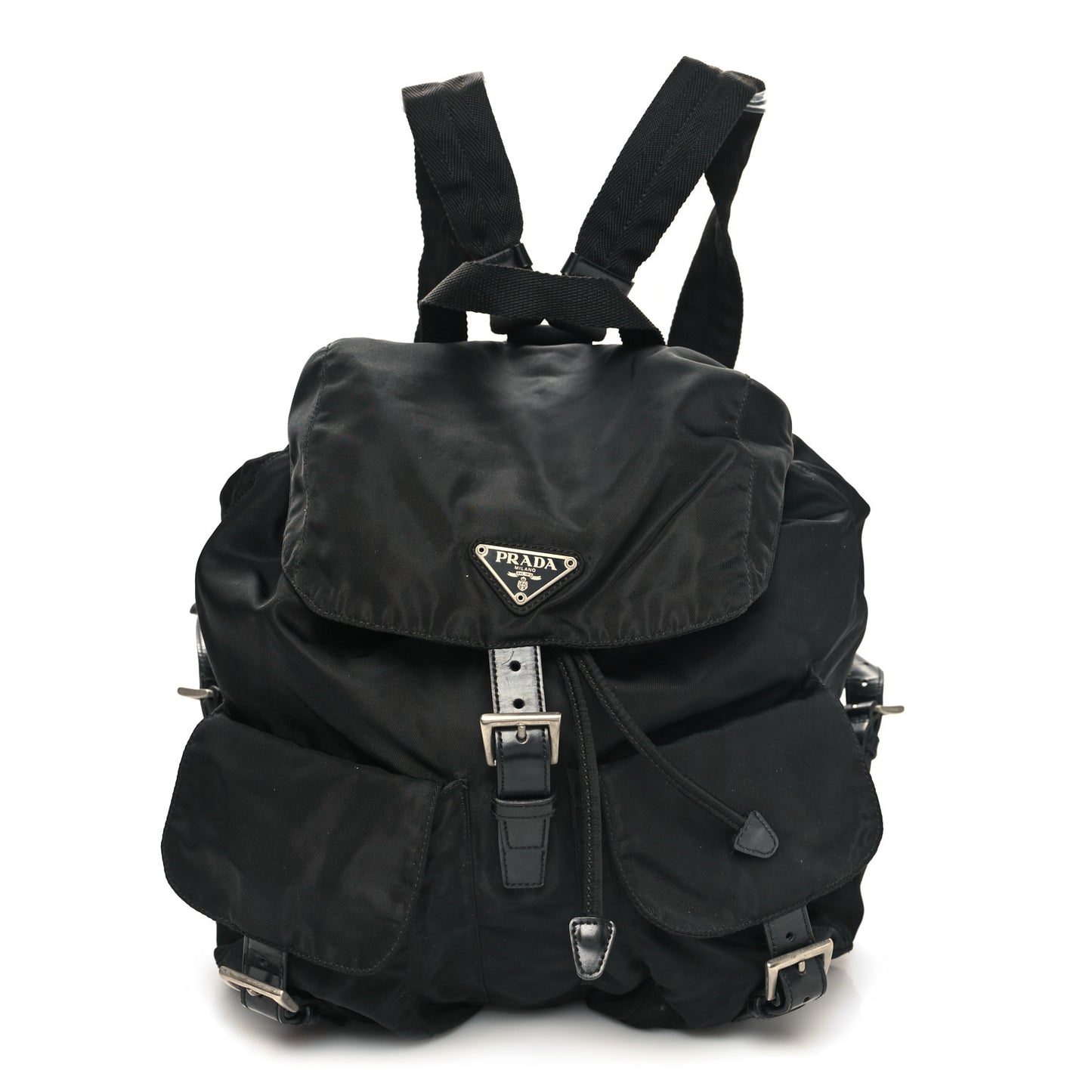Nylon Vela Medium Backpack Black