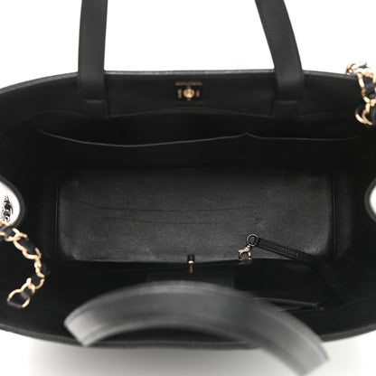 Chanel Caviar Quilted Large Business Affinity Shopping Bag Black 2 of 13