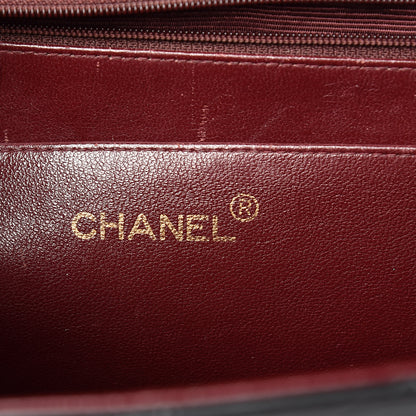 Chanel Lambskin Quilted XL Jumbo Single Flap Black 7 of 20