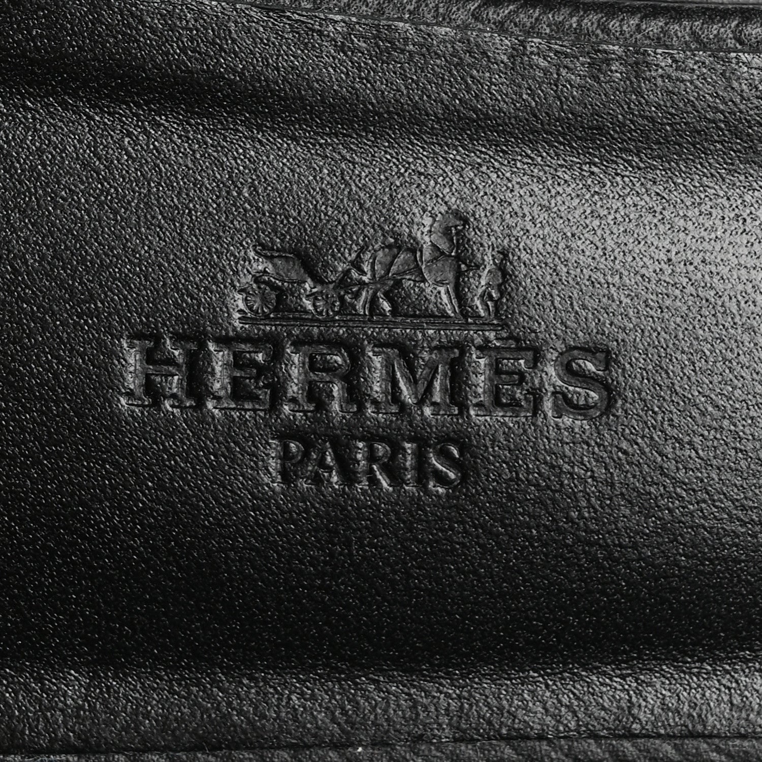 Hermes Epsom Santorini Sandals 36 Black 8 of 10