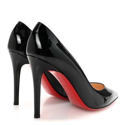 Christian Louboutin Patent Pigalle Follies 100 Pumps 38 Black 5 of 9