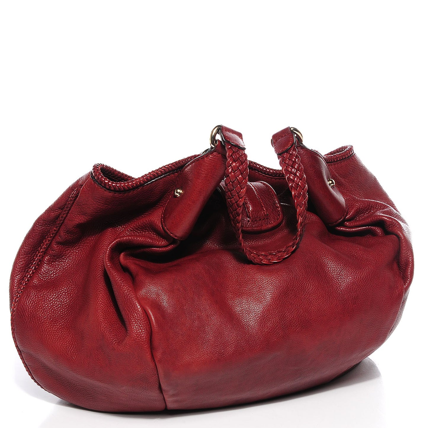 Leather Medium Marrakech Shoulder Bag Red
