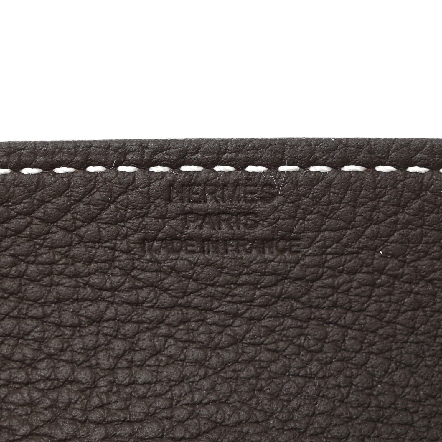 Hermes Taurillon Clemence Mini Mises et Relances Change Tray Ebene Fauve 5 of 6