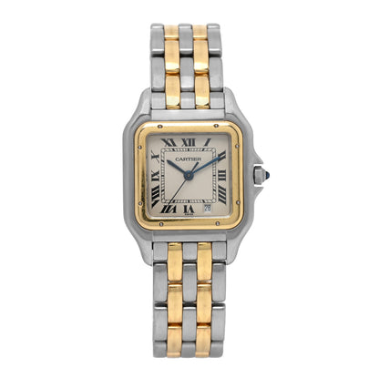 Cartier Stainless Steel 18K Yellow Gold 27mm Panthere Quartz Watch 1 of 4