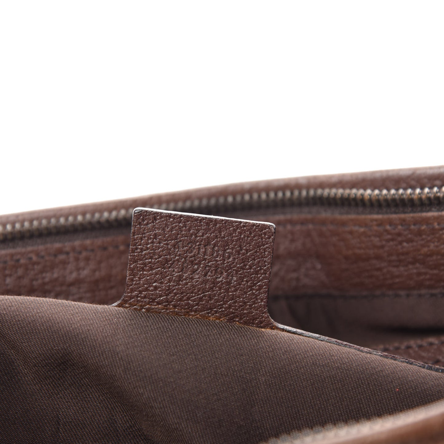 GG Monogram Medium Web Handle Vertical Tote Bag Dark Brown