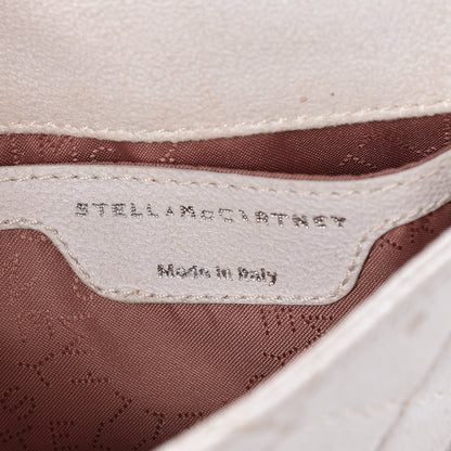 Stella McCartney Shaggy Deer Quilted Mini Falabella Fold Over Tote Chalk 6 of 17