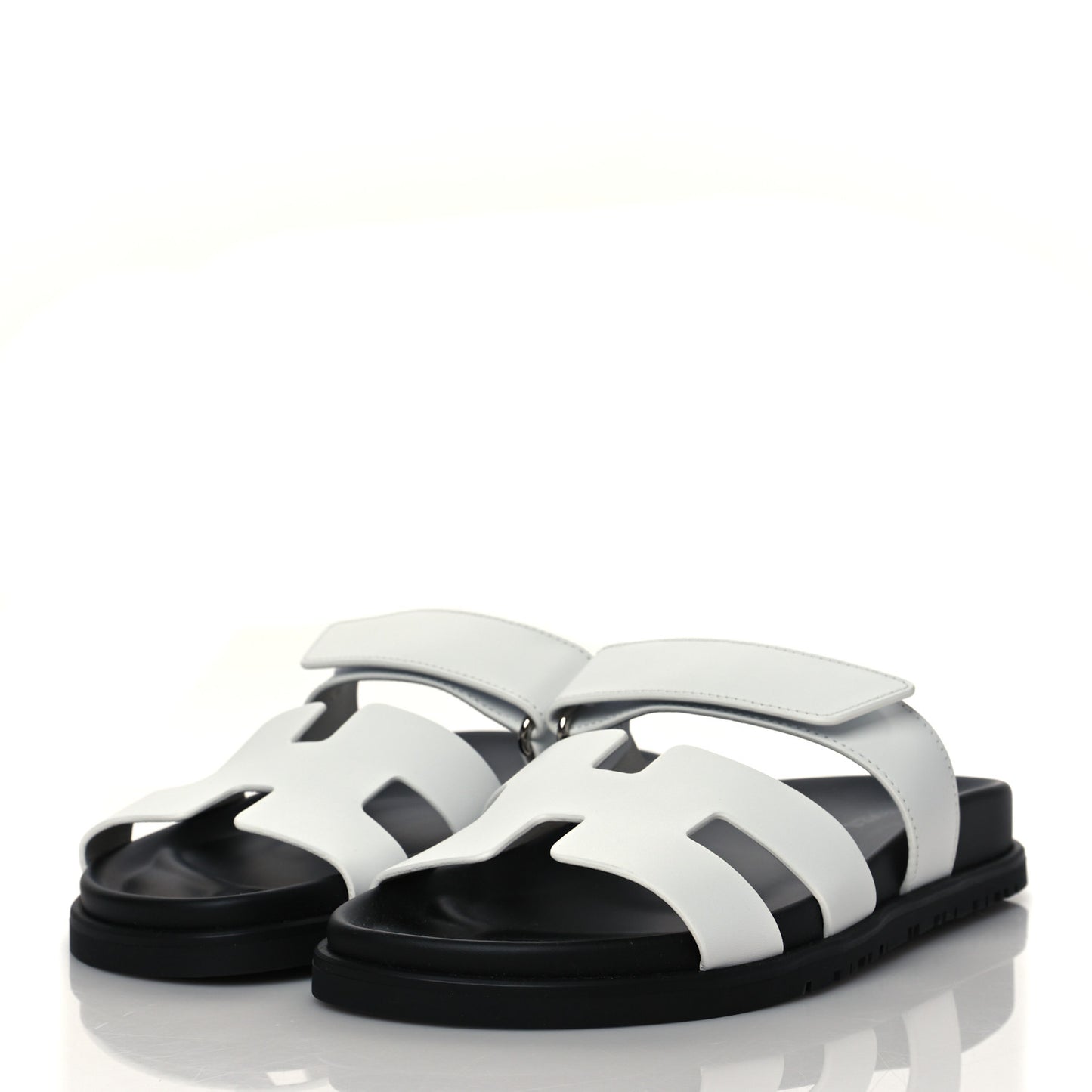 Calfskin Womens Chypre Sandals 36 White