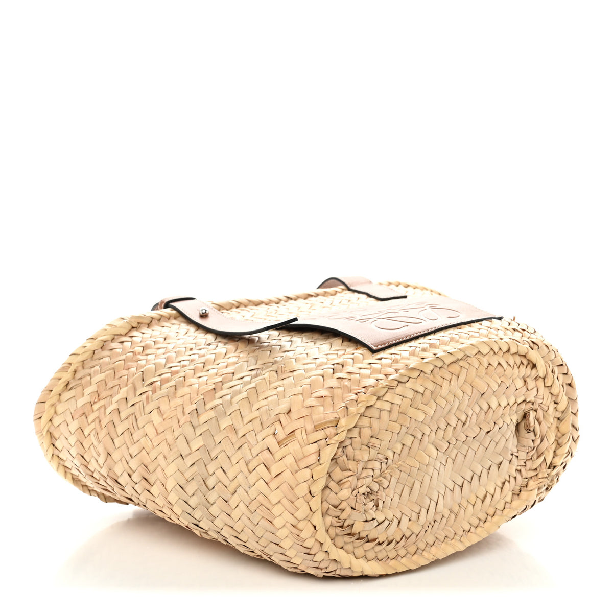 Loewe Raffia Basket Tote Bag Natural Tan 4 of 11