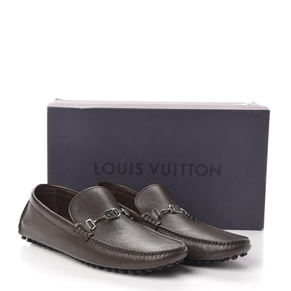 Louis Vuitton Calfskin LV Porto Vecchio Moccasin Loafers 8.5 Grizzli 8 of 8