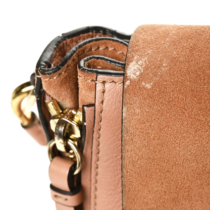 Chloe Suede Calfskin Small Faye Backpack Nougat 7 of 7
