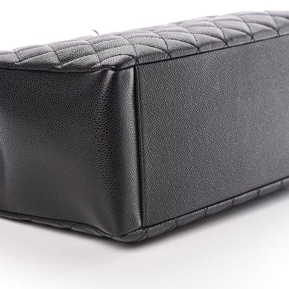 Chanel Caviar Quilted Grand Shopping Tote GST Black 9 of 10