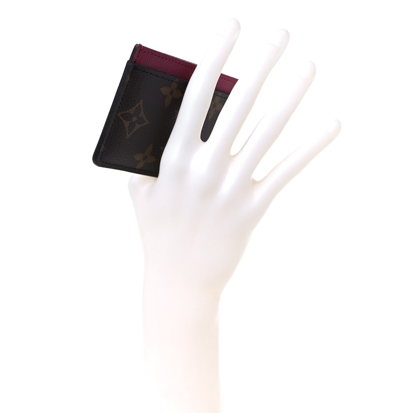 Monogram Card Holder Fuschia