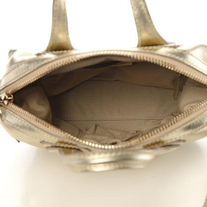 Givenchy Metallic Calfskin Micro Nightingale Gold 4 of 9