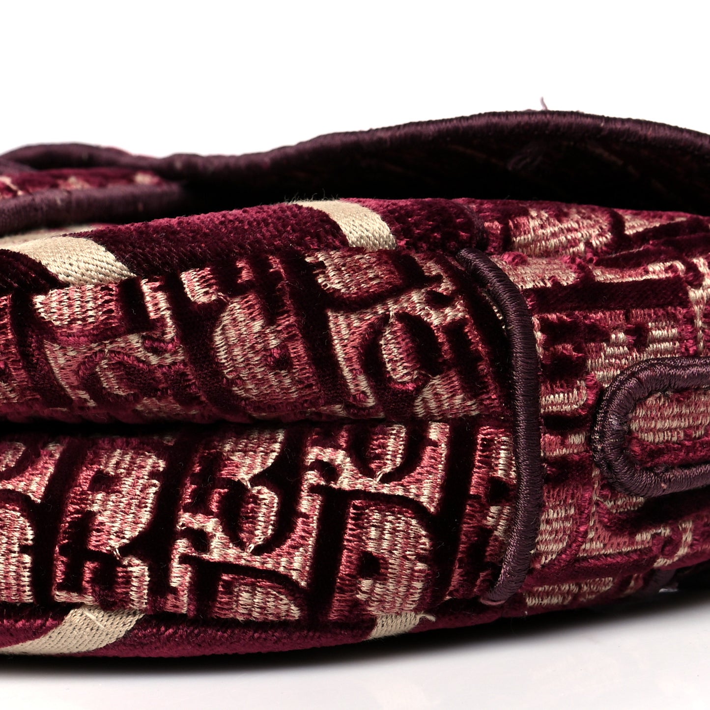 Oblique Saddle Bag Burgundy