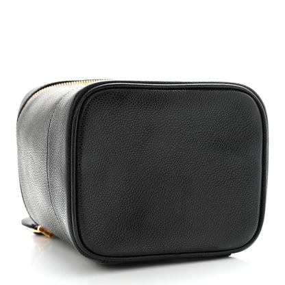 Chanel Caviar Vanity Cosmetic Case Black 4 of 8