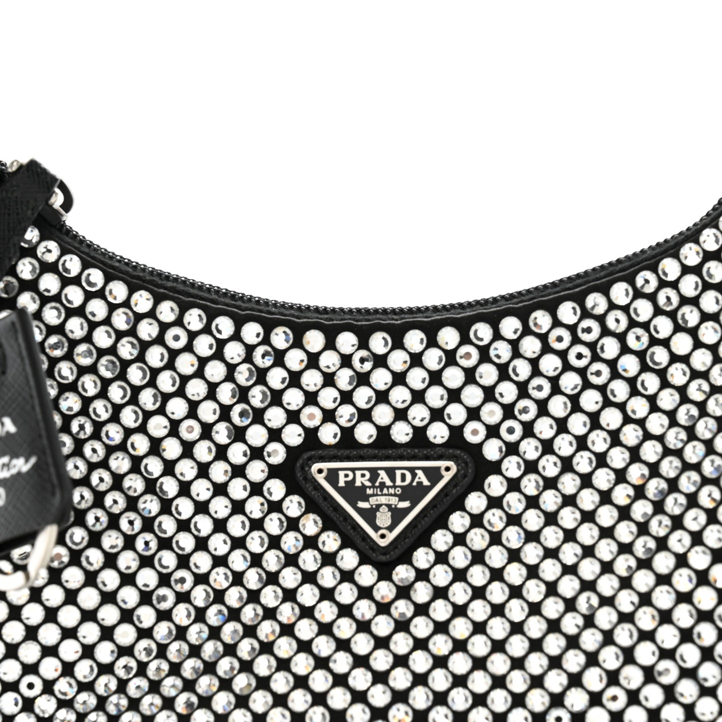 Satin Crystal Mini Re-Edition 2000 Bag Cristal