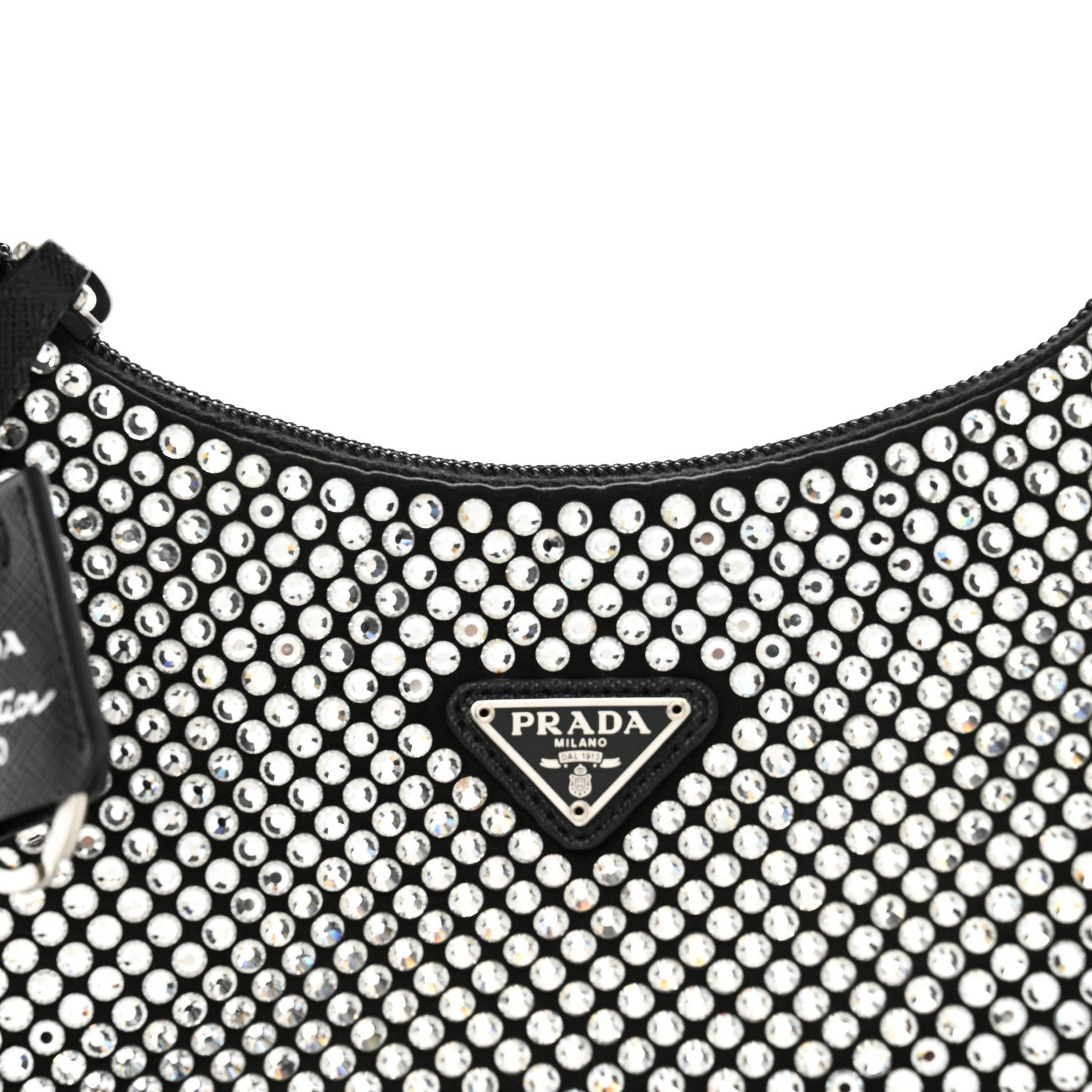 Prada Satin Crystal Mini Re-Edition 2000 Bag Cristal 8 of 12