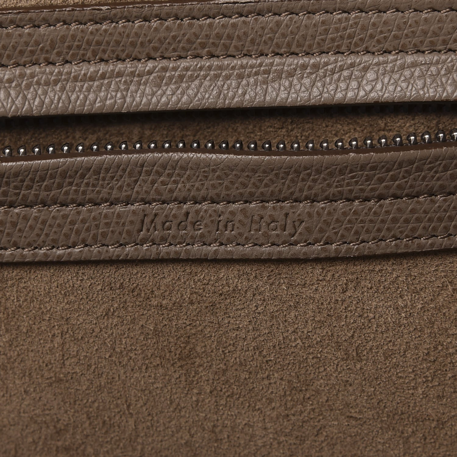 Celine Baby Grained Calfskin Medium Phantom Luggage Taupe 8 of 15