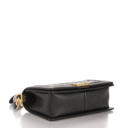 Chanel Caviar Quilted Medium Boy Flap Black 4 of 7