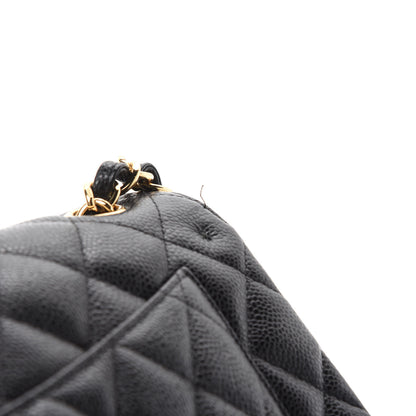 Chanel Caviar Quilted Jumbo Double Flap Black 8 of 12
