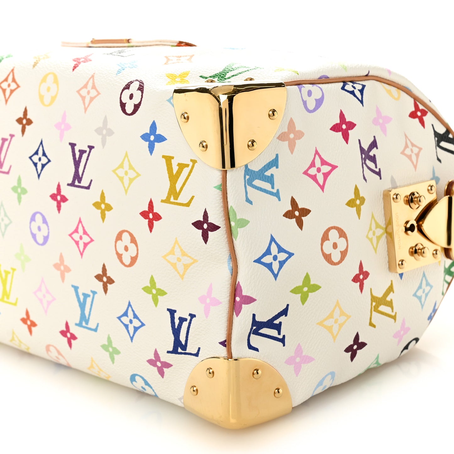 Monogram Multicolor Speedy 30 White