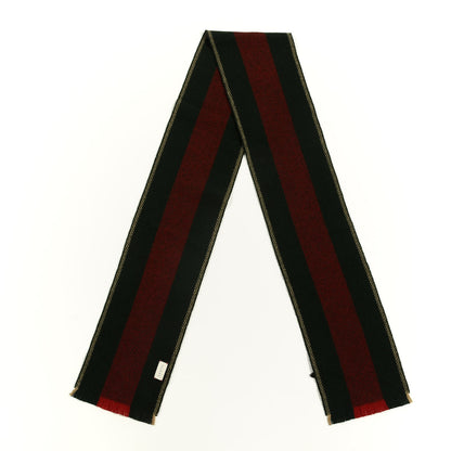 Gucci Wool Web Navas Scarf Green Red 2 of 4