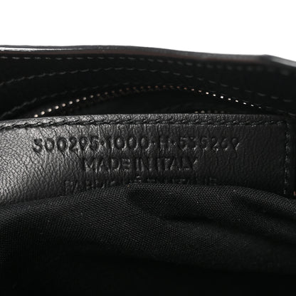 Balenciaga Matte Goatskin Rubber Covered Classic Hardware Mini City Black 8 of 11