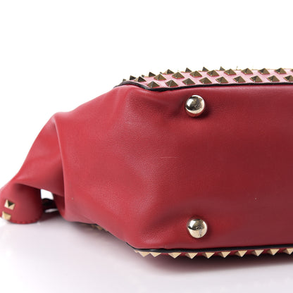 Valentino Garavani Vitello Medium Rockstud All Over Tote Rosso Valentino 6 of 16