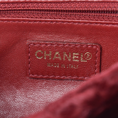 Chanel Persian Lamb Fur Small Single Flap Red 10 of 19