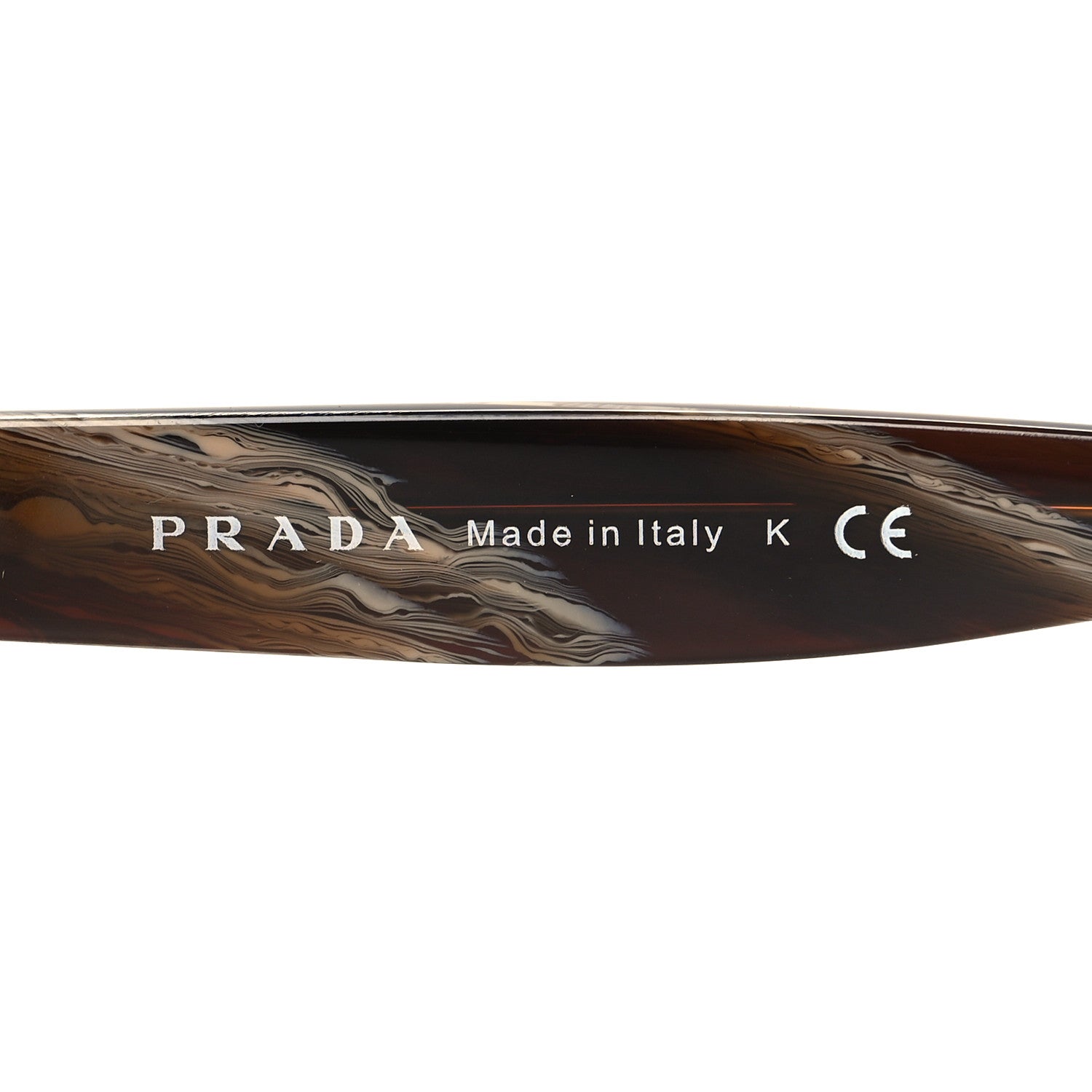 Prada Acetate Aviator Sunglasses SPR01U Brown 5 of 7