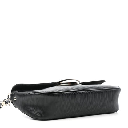 Louis Vuitton Epi Montaigne Clutch Black 3 of 4